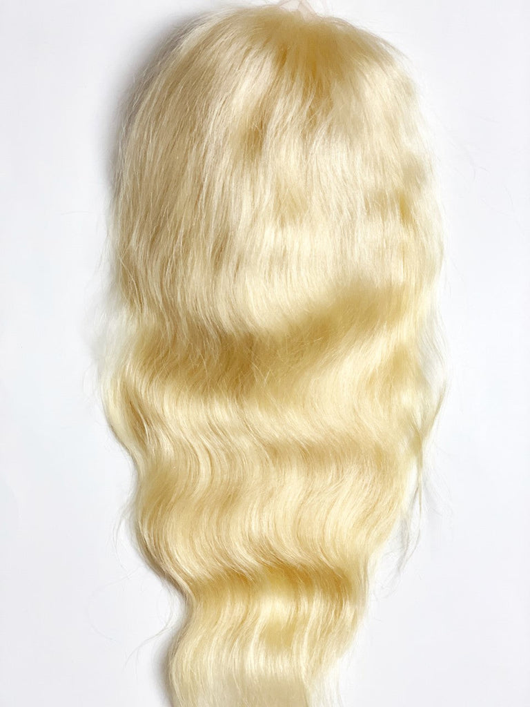 Blonde Hair Transparent 4x4 Lace Closure Wig